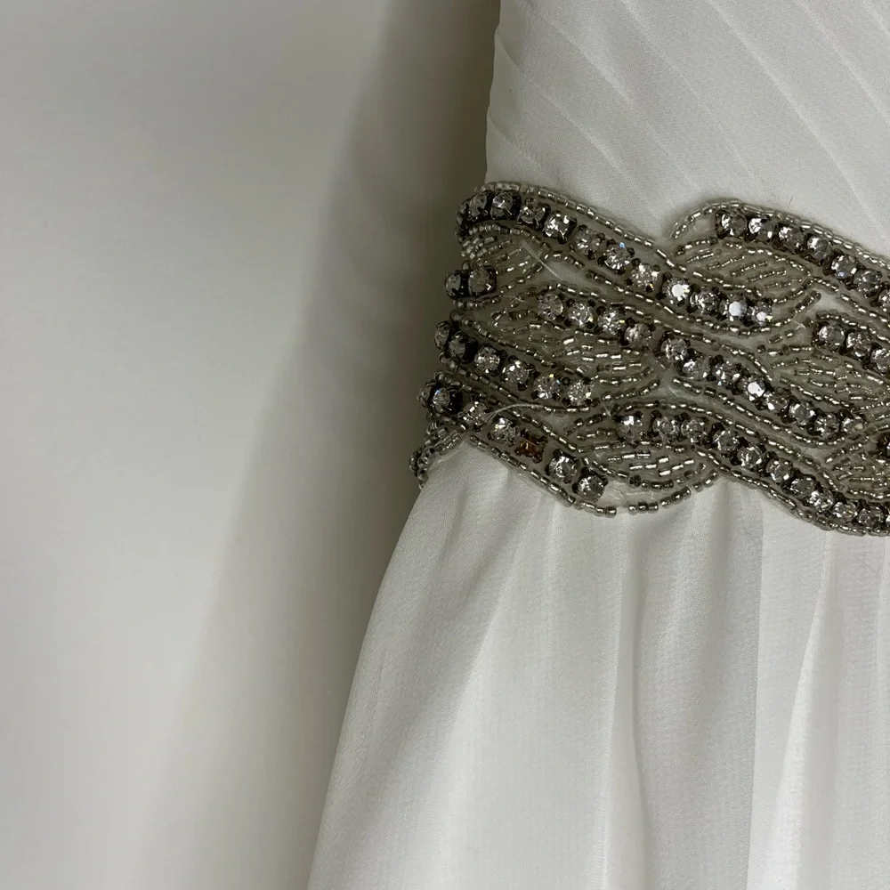 JJs House Elegant White Wedding Dress - Picture 6 of 16